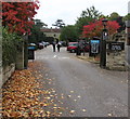 Warwick Castle Stables Car Park entrance