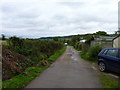 End of metaled road, Berwick Road, Birlingham, Worcestershire 