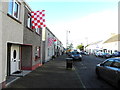 Red and white flags, Main Street, Trillick