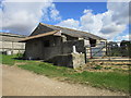 Cow shed and platform for milk churns, Muston Farm