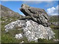 L6839 : Perched erratic boulder by Jonathan Wilkins