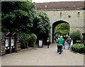 Walking towards Stables Courtyard, Warwick