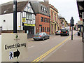 SP9211 : To The Fun in the Park Event - Sign in Akemann Street Tring by Chris Reynolds