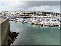 Small pleasure craft in Brixham Marina