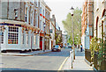 Chelsea, 1990: up Old Church Street at Paultons Street