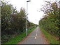 Cycle way following the former railway line from Louth to Grimsby