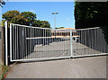 Cullompton: gated entrance to Plymouth Brethren chapel