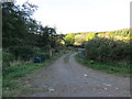 NR6615 : Gateway in forest track which leads to Loch Orodale by John Ferguson