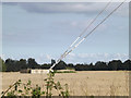 TM1264 : Stay anchorage of the Mendlesham Transmission Tower by Geographer