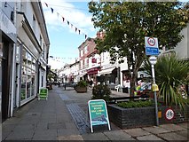 SX9165 : Looking Northwards up the pedestrianised Fore Street, St. Marychurch, Babbacombe by Derek Voller