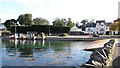 The ferry dry dock at high water