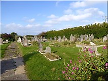 SW6721 : The cemetery at Cury by David Smith
