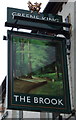 Sign for the Brook, Cambridge