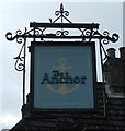 Sign for the Anchor pub, Burwell