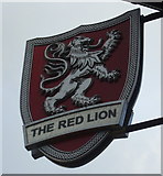 TL8783 : Sign for the Red Lion, Thetford by JThomas