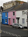 Colourful town centre houses, Penryn