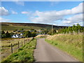 Road near Leadhills Golf Course