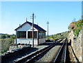 Railway passing loop at Rhiw Coch