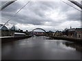 NZ2563 : Seven bridges on the Tyne by Oliver Mills