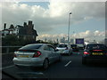 View of Canary Wharf from the Blackwall Tunnel Southern Approach