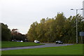 Roundabout at Junction 6 on the M57 at Kirkby