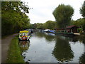 Houseboats on the Paddington Branch of the Grand Union Canal at Perivale