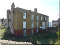 The back gardens of 124 & 126, Marine Parade, Sheerness