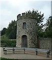 TQ4109 : Priory Park, Lewes - Victorian Tower by Rob Farrow