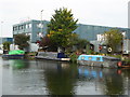 Car sales business beside the Paddington Branch of the Grand Union Canal