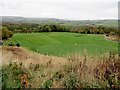 Overlooking a green on Turton golf course