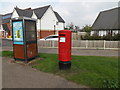 TM0122 : Telephone Box & Fingringhoe Road Postbox by Geographer