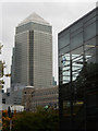 One Canada Square from Westferry Station