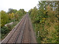 The railway towards Whitstable