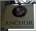 Sign for the Anchor, Little Downham