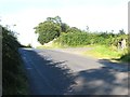 Farm lane junction on the Ballymaglave Road