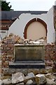 Foundation stone on the nearly demolished Beeston Baptist Church