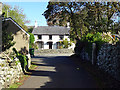 Emerging onto the A496 road at Tal-y-bont