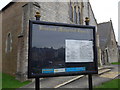Binstead Methodist Church: noticeboard