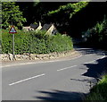 Cattle grid warning sign, Brimscombe Hill, Burleigh