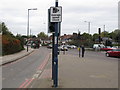 TQ2081 : Average speed check warning sign, A40 Western Avenue by David Hawgood