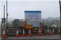 Sign for Selkirk Flood Protection Scheme