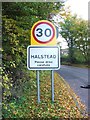 Halstead Village Sign