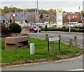 Former horse trough on a Welshpool corner