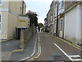 Looking from Nelson Street into Bellevue Road