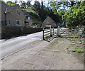 Two gates alongside a cattle grid, Burleigh