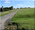 Dead end road across Minchinhampton Common, Burleigh