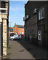 Newmarket: an alley off Old Station Road