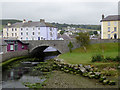 The Afon Aeron at Aberaeron in Ceredigion