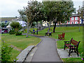 Footpath in Aberaeron, Ceredigion