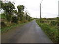 View NNW along Carnreagh Road